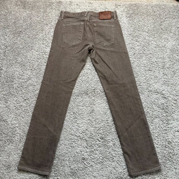 Hiroshi Kato Selvedge Jeans The Straight Hammer In Brown Raw Mens Size 30 - Picture 1 of 13
